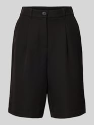 Szorty typu chino w kroju regular fit z dodatkiem wiskozy model 'KAMIL' od PIECES - 4