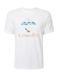 T-shirt z bawełny ekologicznej model ‘Rapid Ridge’ od Columbia Biały - 45