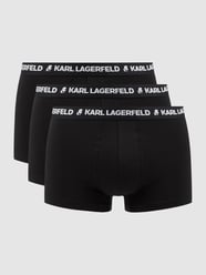 Trunks in unifarbenem Design im 3er-Pack von Karl Lagerfeld Schwarz - 46