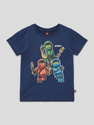 T-Shirt mit Motiv-Print von LEGO WEAR Blau - 24