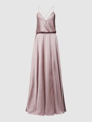 Abendkleid in Wickel-Optik von Unique Rosa - 27