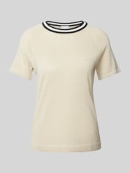 Pullover mit geripptem Rundhalsausschnitt von Jake*s Collection - 1