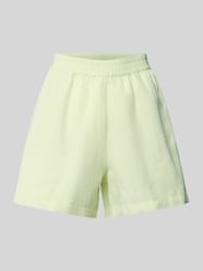 relaxed fit short van mix van linnen en viscose model 'TALLAN' van BOSS Orange - 9