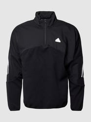 Sweatshirt mit Fleece und Stehkragen von ADIDAS SPORTSWEAR Schwarz - 21