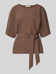 Relaxed fit blouse van viscosemix Model 'Rikas' van MOS MOSH - 11