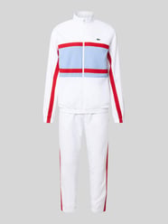 Dres w kroju regular fit z paskami w kontrastowym kolorze od Lacoste Sport - 31