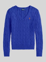 Sweter dzianinowy z mieszanki wełny i kaszmiru, krój regular fit od Polo Ralph Lauren - 4