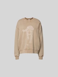 Oversized Sweatshirt mit Motiv-Print von Lala Berlin - 16