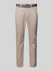 Slim Fit Chino mit Gürtel von MCNEAL - 33