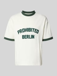 T-Shirt mit Label-Stitching Modell 'Rush' von PROHIBITED - 28