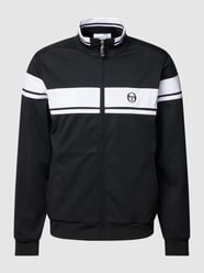 Bluza rozpinana z wyhaftowanym logo model ‘DAMARINDO’ od SERGIO TACCHINI Czarny - 37