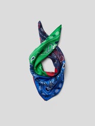Seidentuch mit Paisley-Dessin von Etro Blau / Türkis - 16