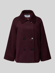 Relaxed fit jack met viscose van More & More Bordeaux - 29