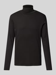 Longsleeve mit Rollkragen von Christian Berg Men Schwarz - 8