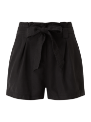 Korte paperbagbroek van lyocell  van Superdry Grijs / zwart - 15