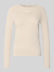 Shirt met lange mouwen met ronde hals van aim'n Beige - 15