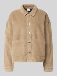 Loose Fit Hemdjacke aus reiner Baumwolle Modell 'JAMIE' von Vero Moda Beige - 2