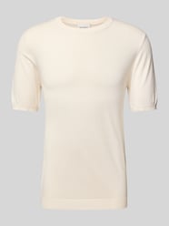 T-shirt met ribboorden van Roy Robson - 10
