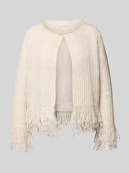 Gebreid jack van kasjmiermix met franjes van Hemisphere - 13