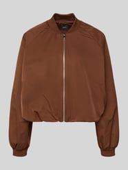 Blouson mit elastischen Ärmelabschlüssen und Reißverschluss von zero - 35