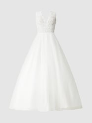 Brautkleid aus Mesh  von Luxuar Beige - 17