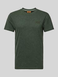 T-Shirt mit Label-Stitching von Superdry Grün - 24