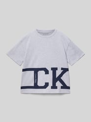 t-shirt o kroju regular fit z czystej bawełny od Calvin Klein Jeans - 43