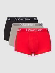 Trunks mit Label-Details im 3er-Pack von Calvin Klein Underwear Grau / Schwarz - 41