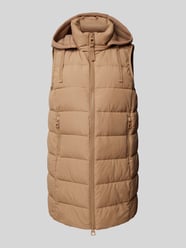 Bodywarmer met capuchon van Christian Berg Woman Selection Bruin - 15