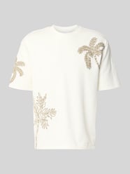 T-Shirt mit Motiv-Stitching von Jake*s Studio Men - 25
