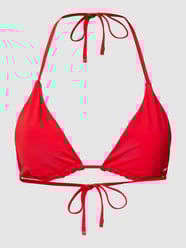 Top bikini z nadrukiem z logo model ‘PURE’ od HUGO Czerwony - 41