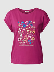 T-Shirt mit Motiv-Print von Esprit Pink - 44