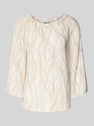 Regular Fit Bluse mit weitem 3/4-Arm von s.Oliver BLACK LABEL Beige - 1