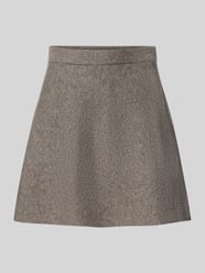 Spódnica mini o dopasowanym kroju z dodatkiem wełny model ‘MALOU’ od Pieces - 36