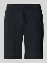 Relaxed fit korte broek met elastische band van Lindbergh - 34