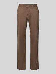 Chino mit französischen Eingrifftaschen - von Christian Berg Men Beige - 6