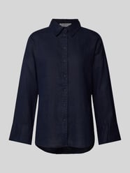 Relaxed fit linnen blouse met overhemdkraag van Christian Berg Woman - 27