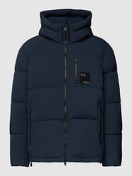 Daunenjacke mit Logo-Stitching von ARMANI EXCHANGE Blau / Türkis - 34