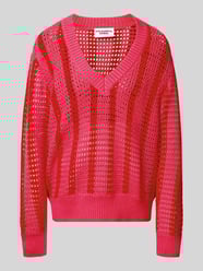 Strickpullover mit Lochmuster Modell 'Lizza' von Colourful Rebel - 3