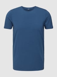 T-Shirt mit Rundhalsausschnitt von OLYMP Level Five Blau - 43