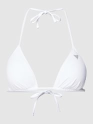 Bikini-Oberteil mit Strasssteinbesatz von Guess Weiß - 13