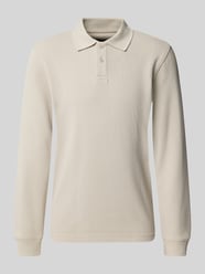 Relaxed Fit Poloshirt aus elastischem Baumwoll-Mix von MCNEAL Beige - 44
