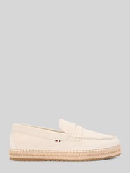 Loafer aus echtem Veloursleder von Tommy Hilfiger Beige - 3