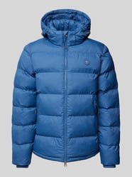 Steppjacke mit Label-Patch von Gant Blau - 15