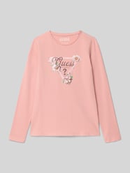Longsleeve mit Label-Detail von Guess Pink - 29