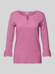 Regular Fit Langarmshirt mit Bio-Baumwolle von Tom Tailor Pink - 3