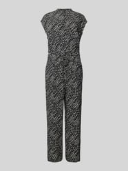 Jumpsuit mit Knopfleiste Modell 'MARELLO' von OPUS Schwarz - 3