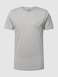 T-shirt met ronde hals, model 'Jermane SMALL COMPAS' van Matinique Grijs / zwart - 31