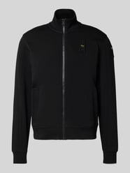 Sweatjack met opstaande kraag en labelstitching, model 'CITY' van Blauer Usa - 2