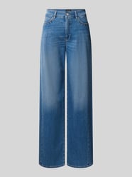 High Waist Wide Fit Jeans mit Nieten von Marc Cain - 35
